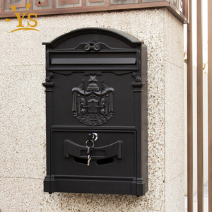 欧式别墅室外户门口信箱意见箱摄影道具创意铸铝不锈件信报箱邮筒