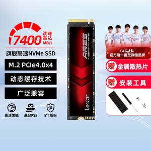 雷克沙战神ARES高速M.2固态硬盘4T/2T/1TB台式机笔记本PS5移动SSD