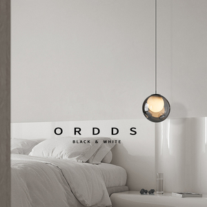 意式极简卧室小吊灯现代简约设计师创意个性吧台餐厅床头吊线灯