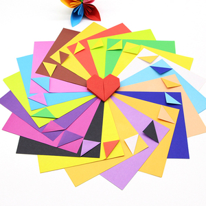 折纸双色双面手工正方形彩纸正反两色大号15x15厘米两面不同颜色卡纸