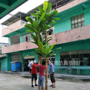仿真芭蕉树大型 绿植盆栽造景装饰香蕉树店铺商场假树大树 旅人蕉