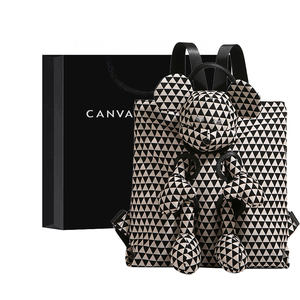 Canvas&Ketch公仔米奇双肩包女2024新款时尚高级感帆布背包书包潮