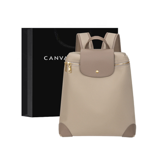 Canvas&Ketch大容量轻便尼龙布双肩包女背包旅行包书包通勤电脑包