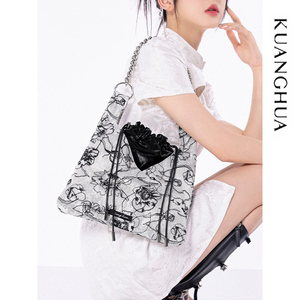 Ruuee/哐花村包包女新中式大容量原创小众设计单肩腋下斜挎女包包
