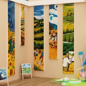 梵高画室布置美术教室环创材料幼儿园墙面贴纸装饰文化主题半成品