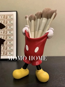 MOMO HOME 小红书米奇裤子笔筒化妆刷收纳筒可爱卡通