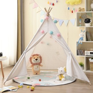 幼儿园娃娃家区角帐篷印第安户外婴儿拍照道具ins风三角帐篷室内
