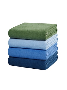 毛巾被军绿色毛巾毯夏季07绿毛毯盖毯蓝色内务毛毯被单人空调毯09