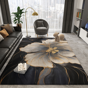 轻奢客厅地毯家用卧室沙发茶几毯2024新款简约防滑大门口进门地垫