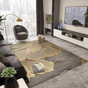 轻奢高级感家用客厅地毯卧室沙发茶几毯2024新款进门地垫入户门垫