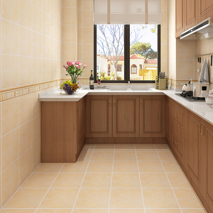 马卡龙瓷砖300x300卫生间浴室防滑砖美式复古厨房墙砖阳台田园砖