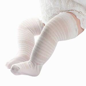 夏超薄女宝宝婴儿长筒袜子 儿童公主过膝盖腿袜0-1-3-5岁。
