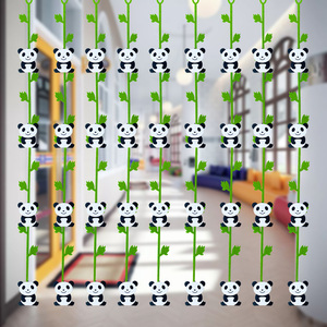 幼儿园环创装饰品 教室走廊挂饰装饰品商场店铺橱窗装扮熊猫吊饰