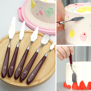抹刀刮刀5件套生日蛋糕小号奶油抹刀抹平器抹面到裱花用烘焙工具