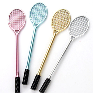 创意仿真羽毛球拍中性笔塑料网球拍笔造型迷你运动礼品纪念品奖品