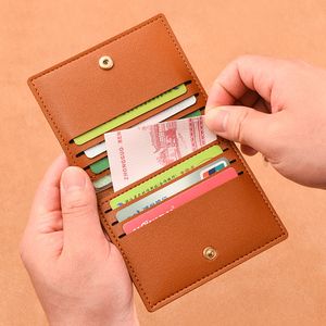 啄木鸟女卡包超薄小巧银行证件卡套驾驶证小钱包简约轻薄款防消磁