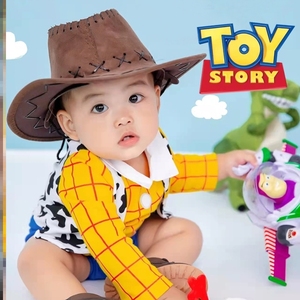 儿童美国西部牛仔帽子男女宝宝玩具总动员胡迪翠丝cosplay装扮