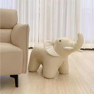 创意大象坐凳动物换鞋凳子客厅摆件网红儿童法斗坐凳乔迁搬家礼物