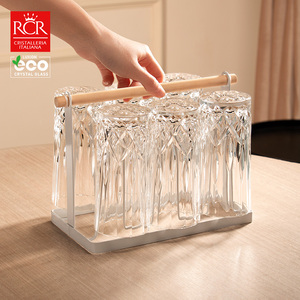 RCR意大利进口水晶玻璃杯套装家用ins高级感玻璃茶杯轻奢高档杯子