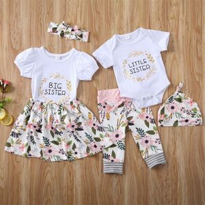 Family Looking Set Big/Little Sister Matching Baby Girl Tops