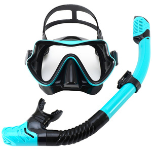 新款大框潜水镜呼吸管套装男女款防水防雾硅胶面镜浮潜水面罩跨境