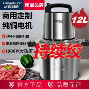 德国品牌家用商用大功率电动绞肉机1800w肉泥机大容量绞菜辣椒酱