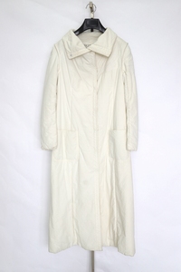 【孤品样衣】EXCEPTION女装 白色H型中长款棉服