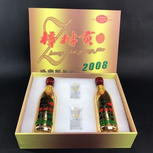 【酒版】樟树贡珍藏2008金瓶54%100ML+酒杯 单瓶价 特香型