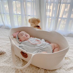 ins婴儿提篮外出便携式宝宝手提篮新生儿出院篮子车载安全睡篮床