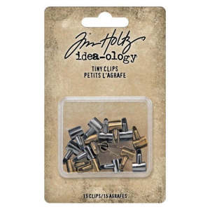 Tim Holtz 理想学-th94025 TINY CLIPS 配件金属扣 小夹子