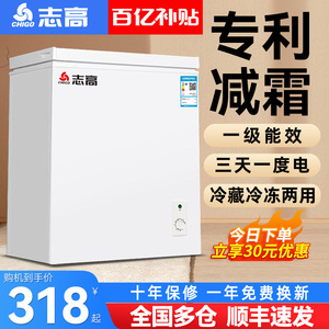 志高冰柜家用小型小冰柜家用冷冻小型冰柜商用冷柜冰箱冷冻冰柜