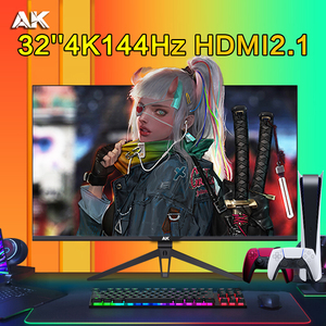 AK 32英寸4K144HZ显示器PS5电竞游戏HDMI2.1电脑IPS网吧屏幕TypeC