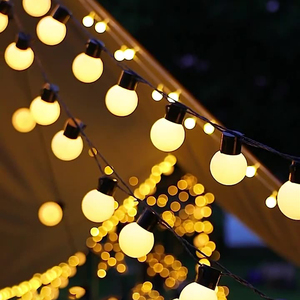 大球泡户外露营天幕氛围防水LED发光大圆球花园庭院装饰彩灯