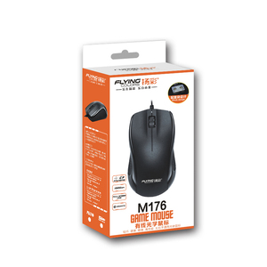 扬彩M176有线USB鼠标办公商务有线办公USB笔记本台式电脑鼠标