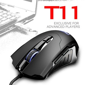 ET-T11游戏鼠标有线 电脑USB发光电竞网吧鼠标人体工学电脑笔记本