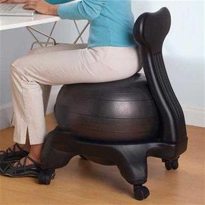 瑜伽球椅弹力坐球办公室健身座椅固定座办公椅瑜珈球凳子椅子坐垫