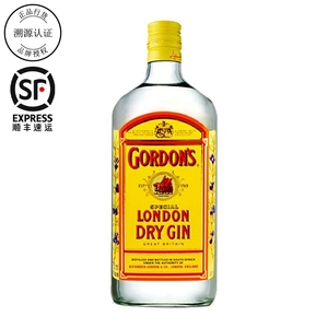 哥顿金酒 Gordon’s 伦敦干味琴酒杜松子酒南非金汤力750ml Gin