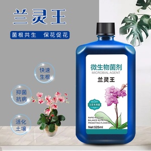 兰灵王兰花专用肥君子兰营养液家用蝴蝶兰EM菌促开花兰草有机肥料