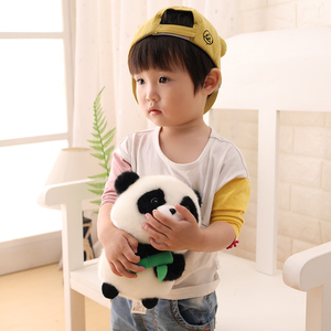 高档熊猫公仔玩偶毛绒玩具可爱仿真大小熊猫布娃娃女孩生日礼物送