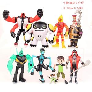 骇客ben少年10手办玩具公仔地球保卫者模型超能英雄兽摆件9款发光