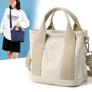 日本千层帆布便当包2022大容量休闲时尚手提包带娃妈咪包袋斜挎包
