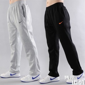 Nike耐克纯棉裤子男士夏季新款直筒卫裤宽松大码跑步运动休闲长裤