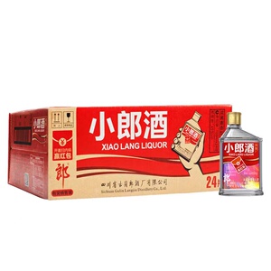 四川郎酒小郎酒歪嘴郎45度100ml*24瓶整精酿炫彩兼香型白酒