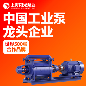 上海阳光泵业耐腐蚀真空泵2SK型水环式真空泵定金