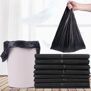 巨厚垃圾袋家用厨房手提式加厚大号黑色背心式塑料袋子批发一次性