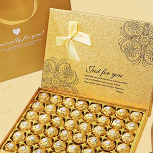 意大利进口费列罗48粒金沙榛仁巧克力高档礼盒装情人节送女友礼品