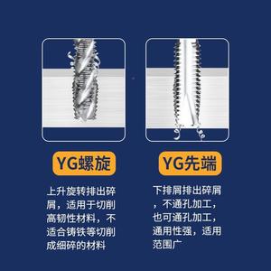 韩国进KUY口Y1G机用先端丝锥M1.4M23568m12不锈钢铜4铁铝用螺旋0