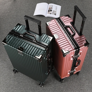美旅不莱玫行李箱男学生结实耐用加厚大容量铝合金铝框24拉杆20寸