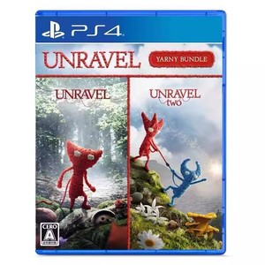 顺丰包邮 PS4游戏 毛线小精灵1+2合集 冒险游戏Unravel 双人 英文