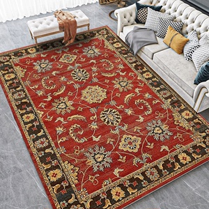 欧美式客厅地毯北欧摩洛哥卧室沙发茶几毯民族风复古波斯床边地垫